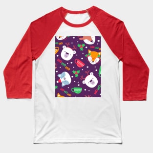 Hohoho Merry Christmas Baseball T-Shirt